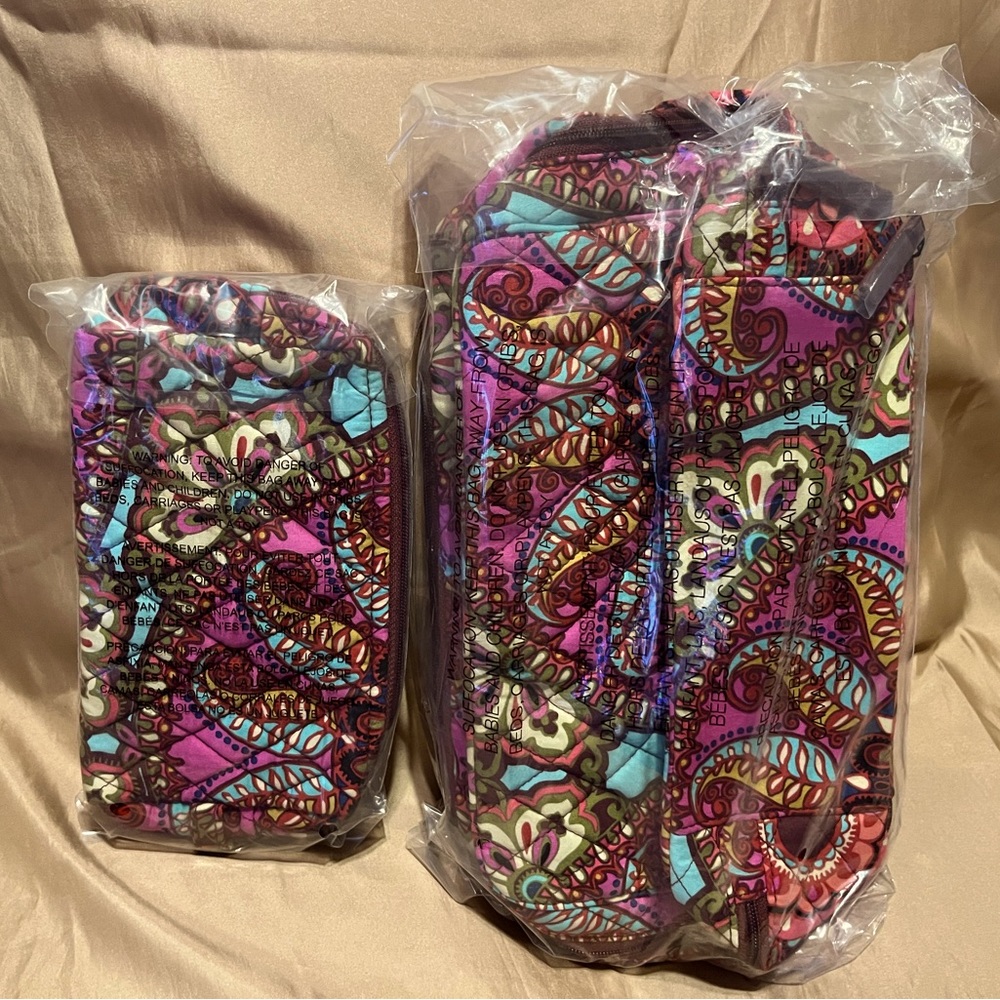 Vera Bradley Make Up Bag Set of Two - New with Tags!